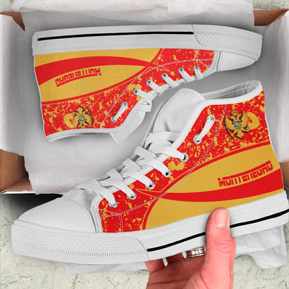 Clothing Montenegro Special Flag High Top Shoes