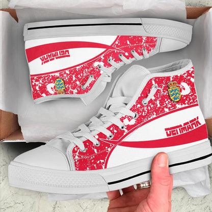 Clothing Denmark Special Flag High Top Shoes