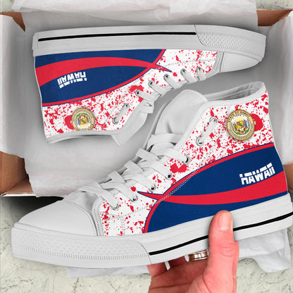 Clothing Hawaii Special Flag High Top Shoes