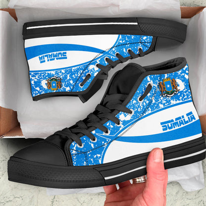 Clothing Somalia Special Flag High Top Shoes