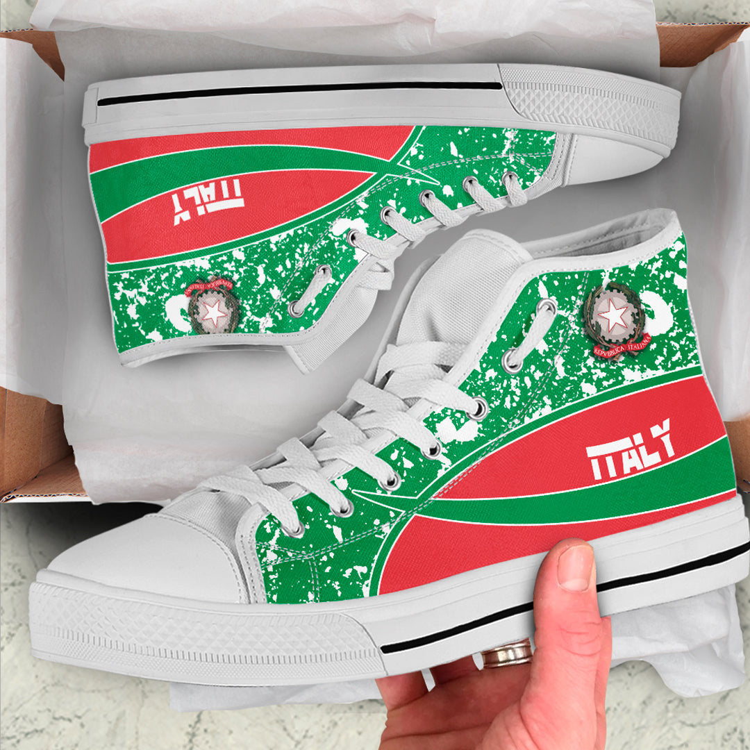 Clothing Italy Special Flag High Top Shoes