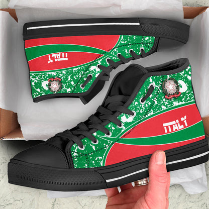 Clothing Italy Special Flag High Top Shoes