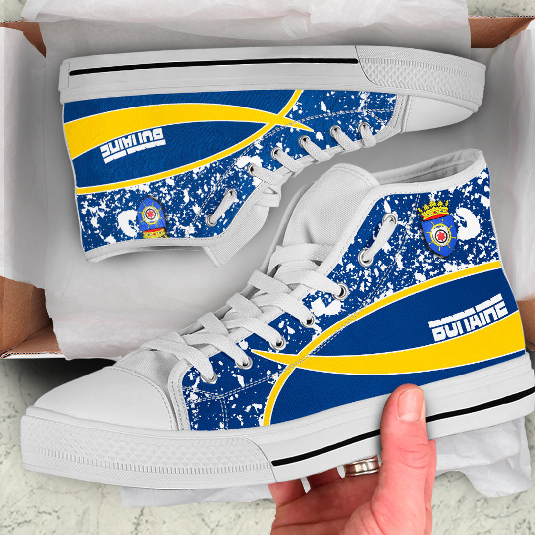 Clothing Bonaire Special Flag High Top Shoes