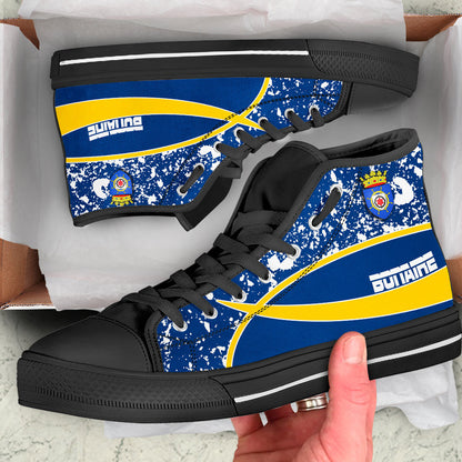 Clothing Bonaire Special Flag High Top Shoes