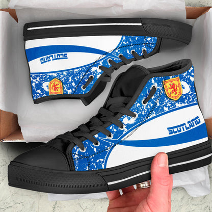 Clothing Scotland Special Flag High Top Shoes