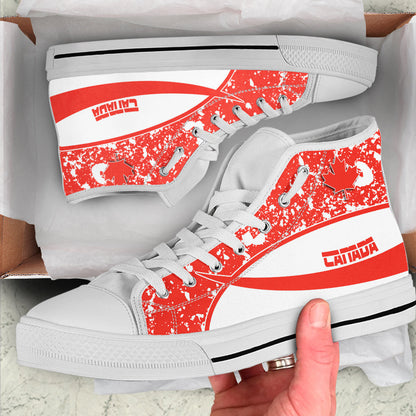 Clothing Canada Special Flag High Top Shoes