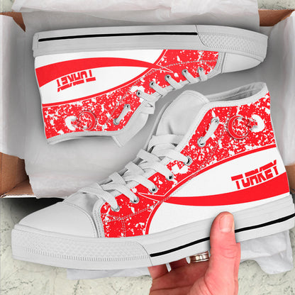 Clothing Turkey Special Flag High Top Shoes