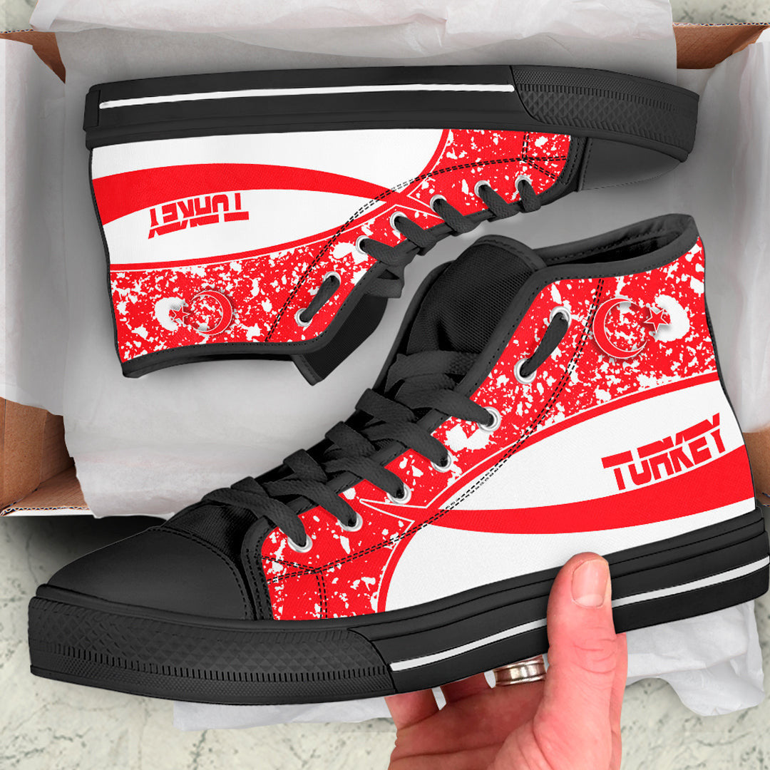 Clothing Turkey Special Flag High Top Shoes