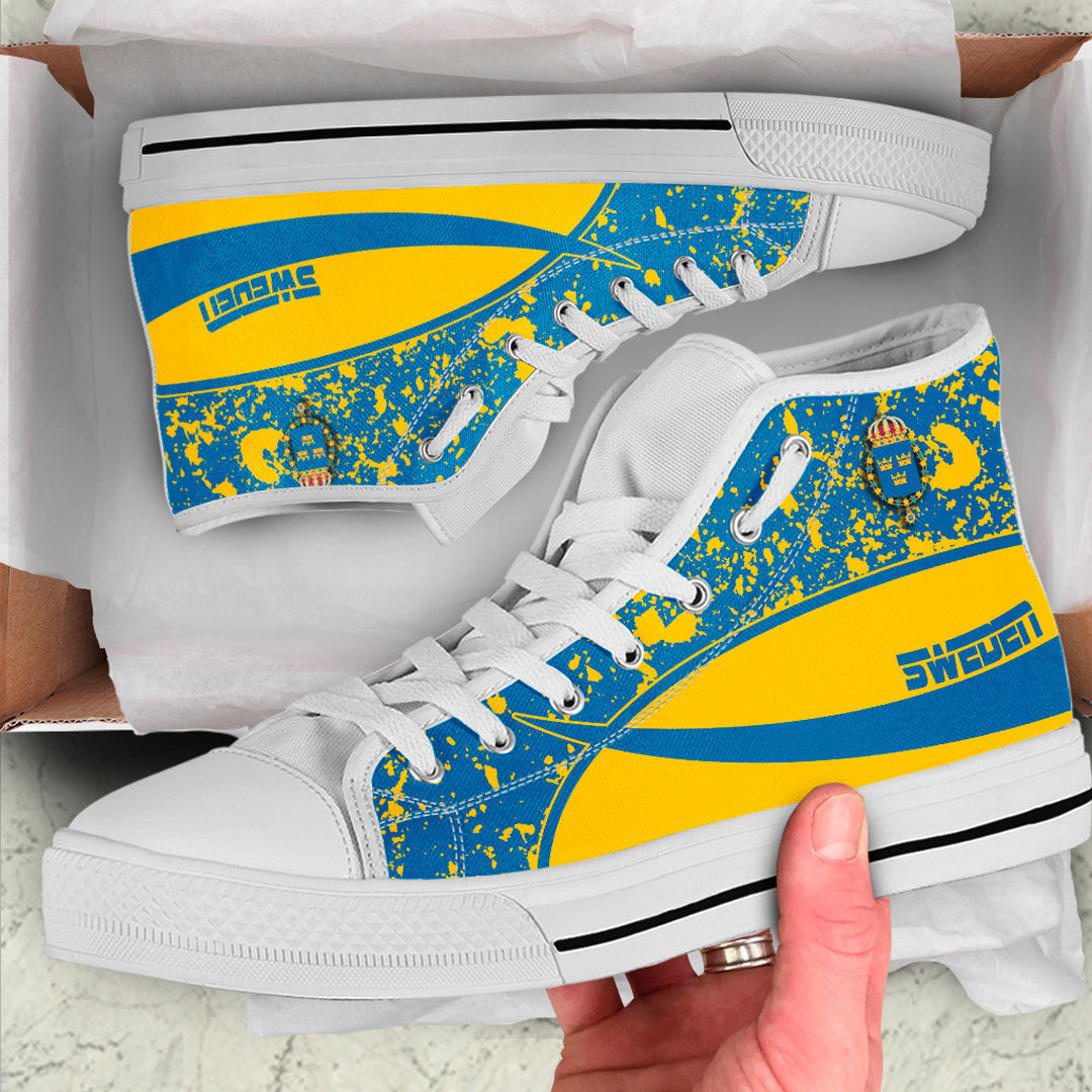 Clothing Sweden Special Flag High Top Shoes