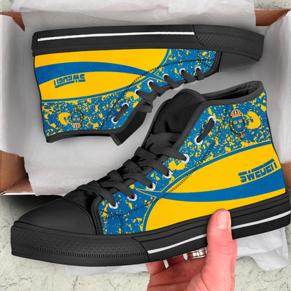 Clothing Sweden Special Flag High Top Shoes