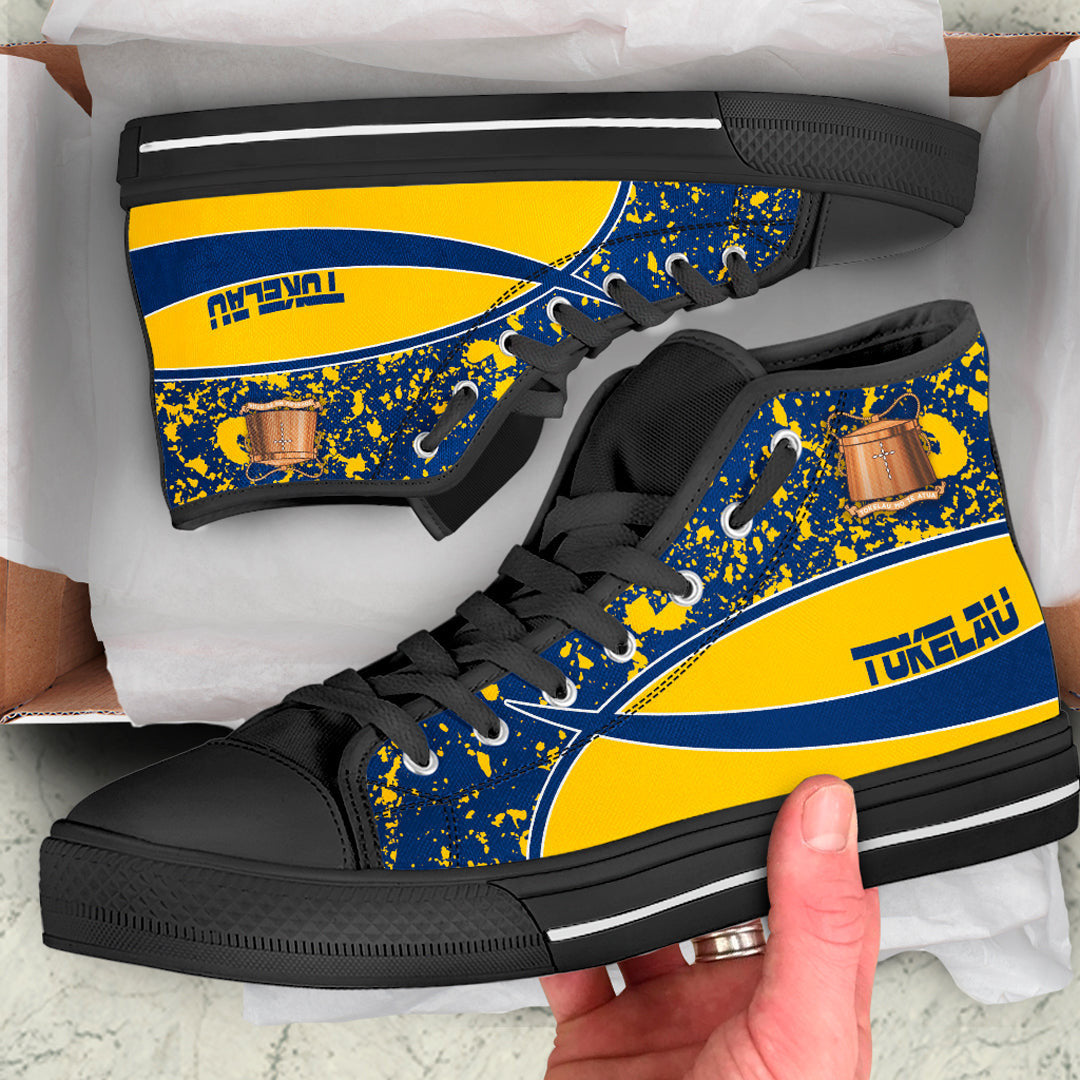 Clothing Tokelau Special Flag High Top Shoes
