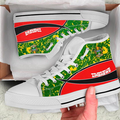 Clothing Zimbabwe Special Flag High Top Shoes