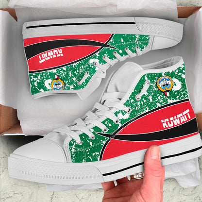 Clothing Kuwait Special Flag High Top Shoes