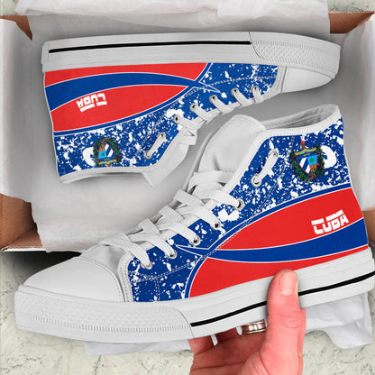 Clothing Cuba Special Flag High Top Shoes