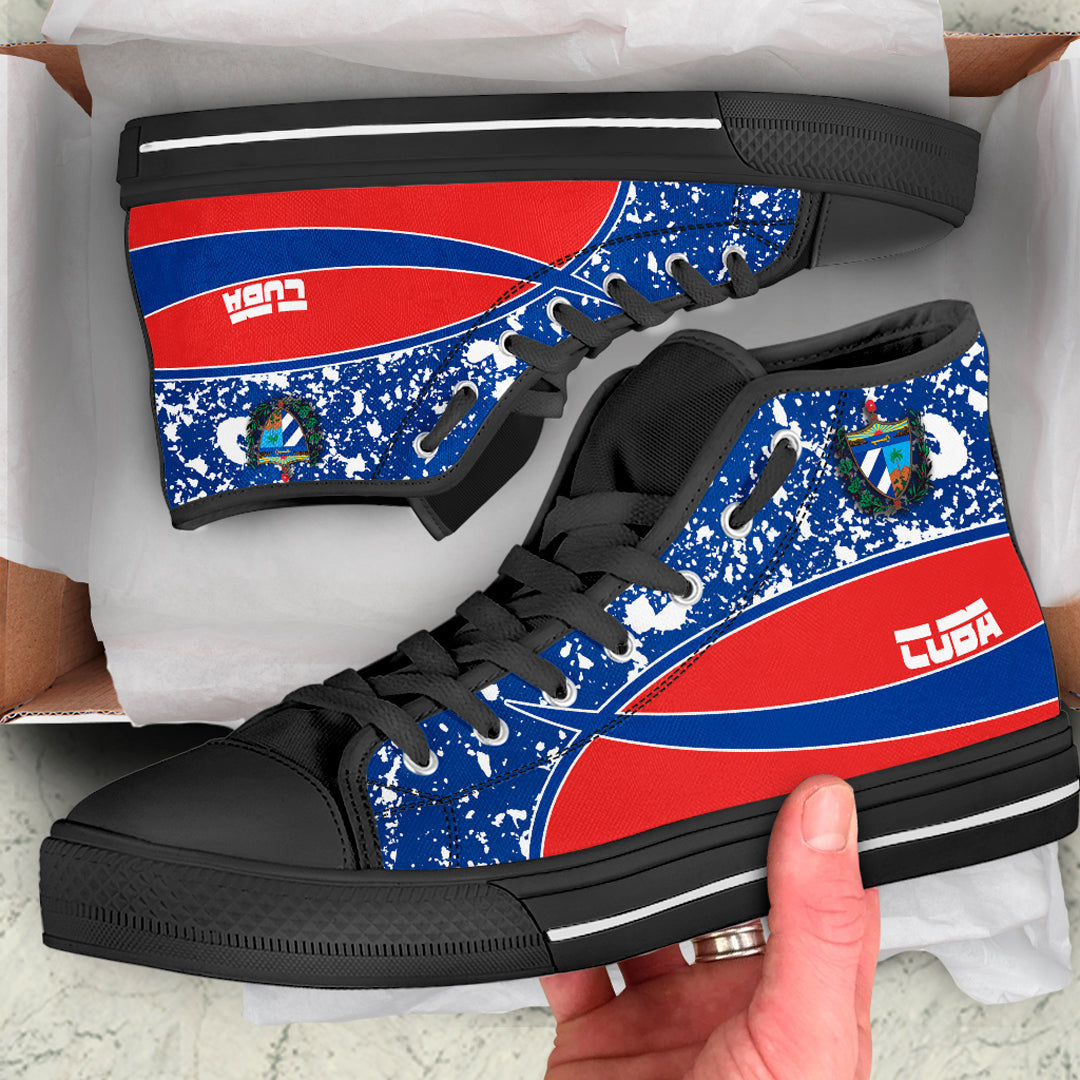 Clothing Cuba Special Flag High Top Shoes