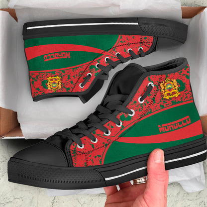 Clothing Morocco Special Flag High Top Shoes