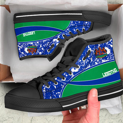 Clothing Lesotho Special Flag High Top Shoes