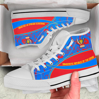 Clothing Democratic Republic Of The Congo Special Flag High Top Shoes