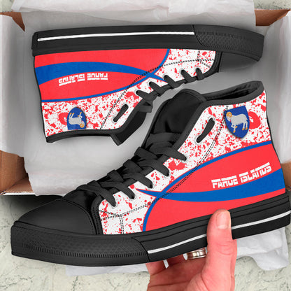 Clothing Faroe Islands Special Flag High Top Shoes