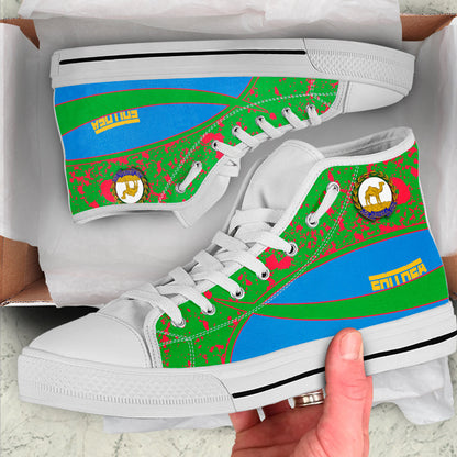 Clothing Eritrea Special Flag High Top Shoes