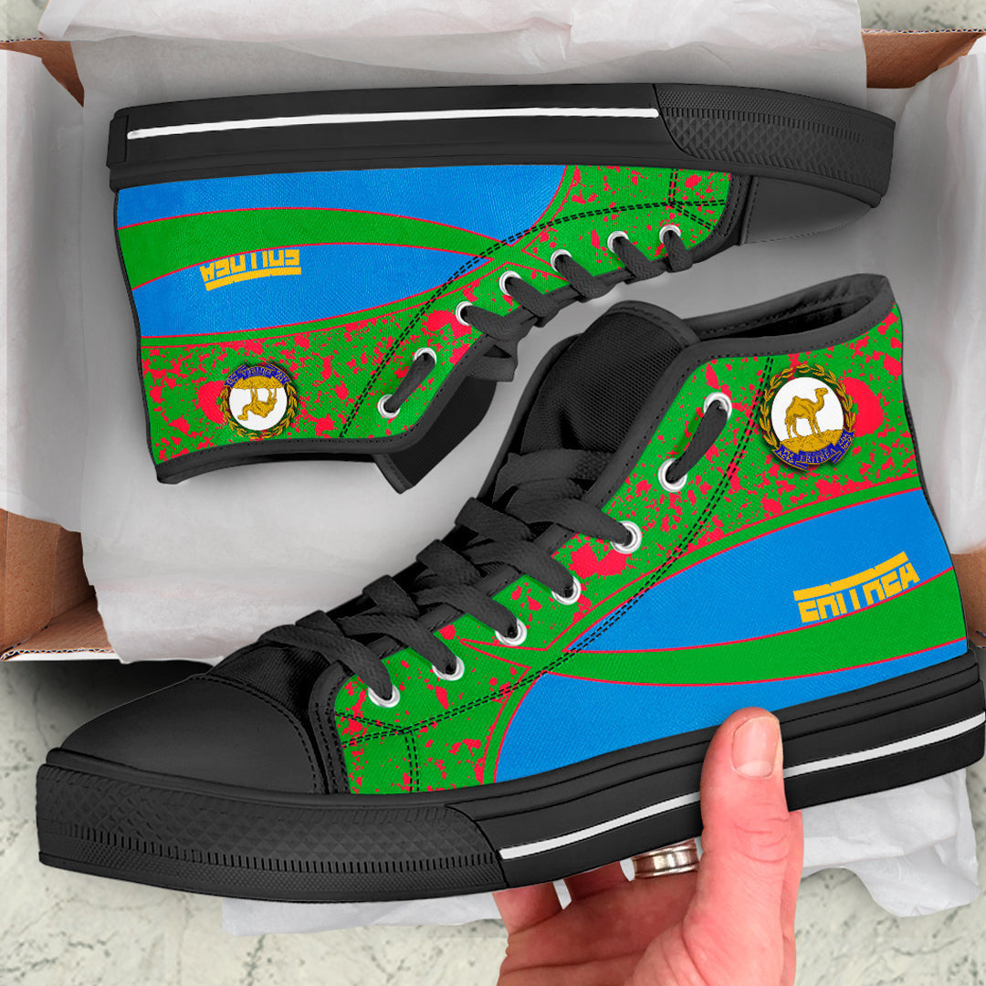 Clothing Eritrea Special Flag High Top Shoes