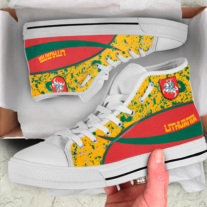 Clothing Lithuania Special Flag High Top Shoes