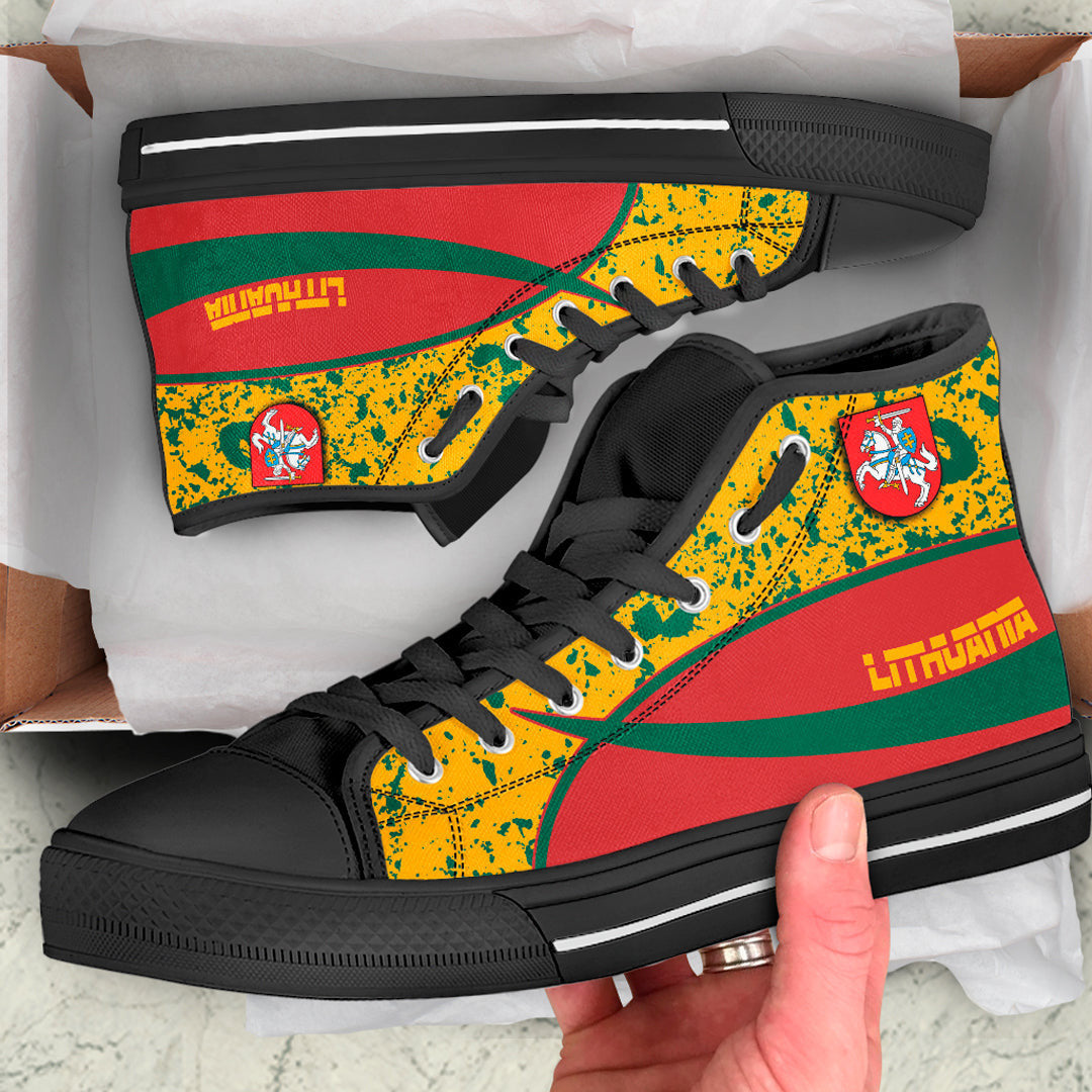 Clothing Lithuania Special Flag High Top Shoes