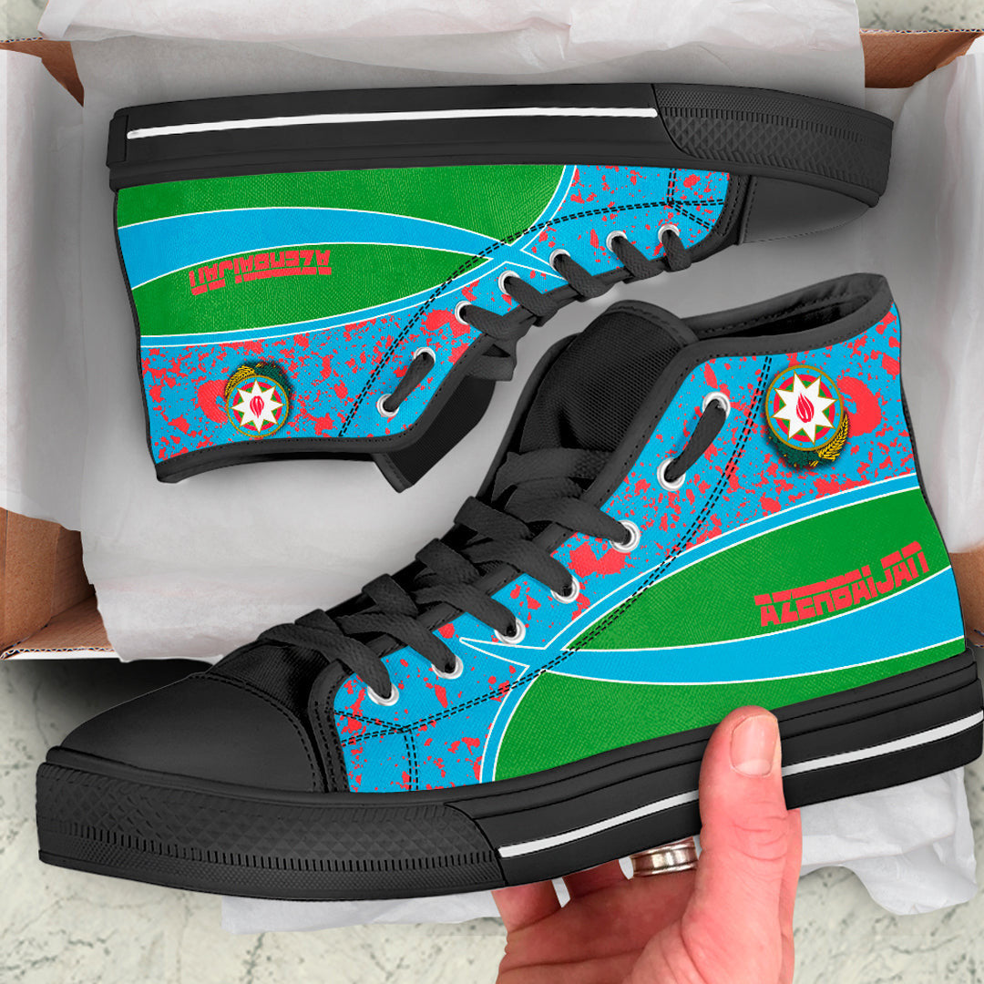 Clothing Azerbaijan Special Flag High Top Shoes