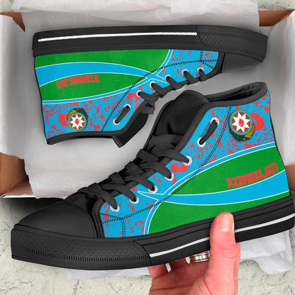 Clothing Azerbaijan Special Flag High Top Shoes