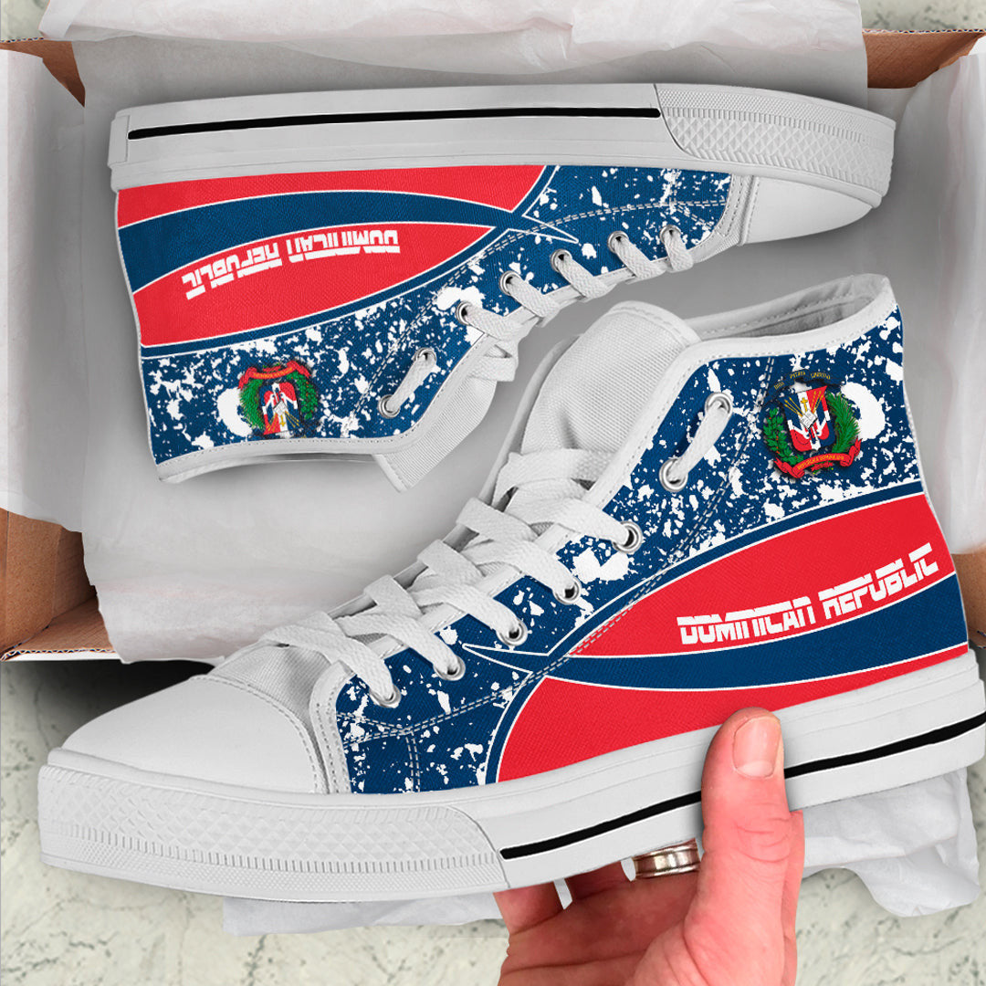 Clothing Dominican Republic Special Flag High Top Shoes