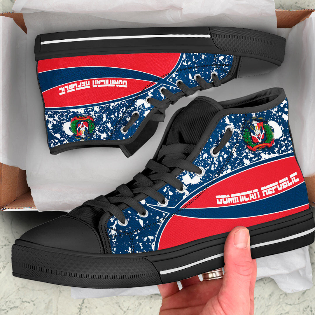 Clothing Dominican Republic Special Flag High Top Shoes