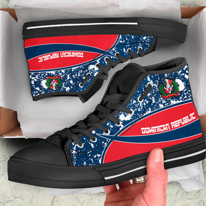 Clothing Dominican Republic Special Flag High Top Shoes
