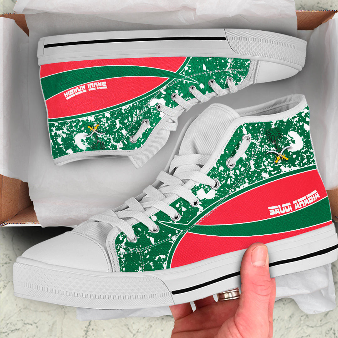 Clothing Saudi Arabia Special Flag High Top Shoes
