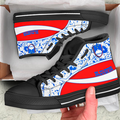 Clothing Slovenia Special Flag High Top Shoes