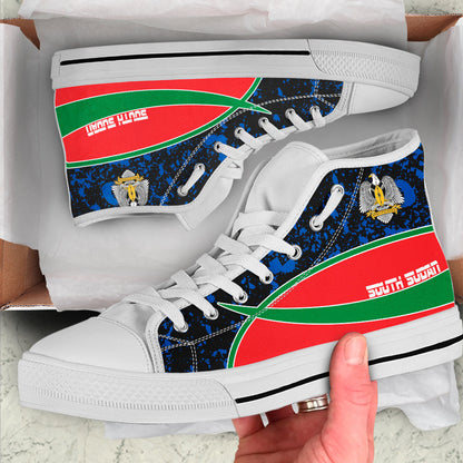 Clothing South Sudan Special Flag High Top Shoes