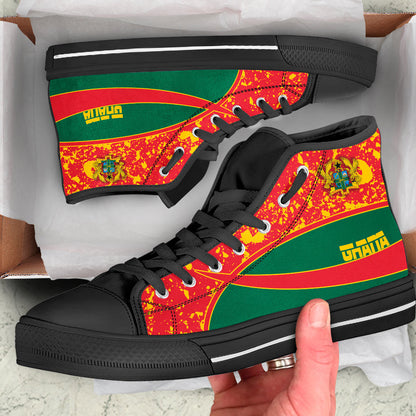 Clothing Ghana Special Flag High Top Shoes