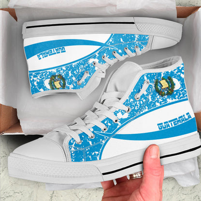 Clothing Guatemala Special Flag High Top Shoes