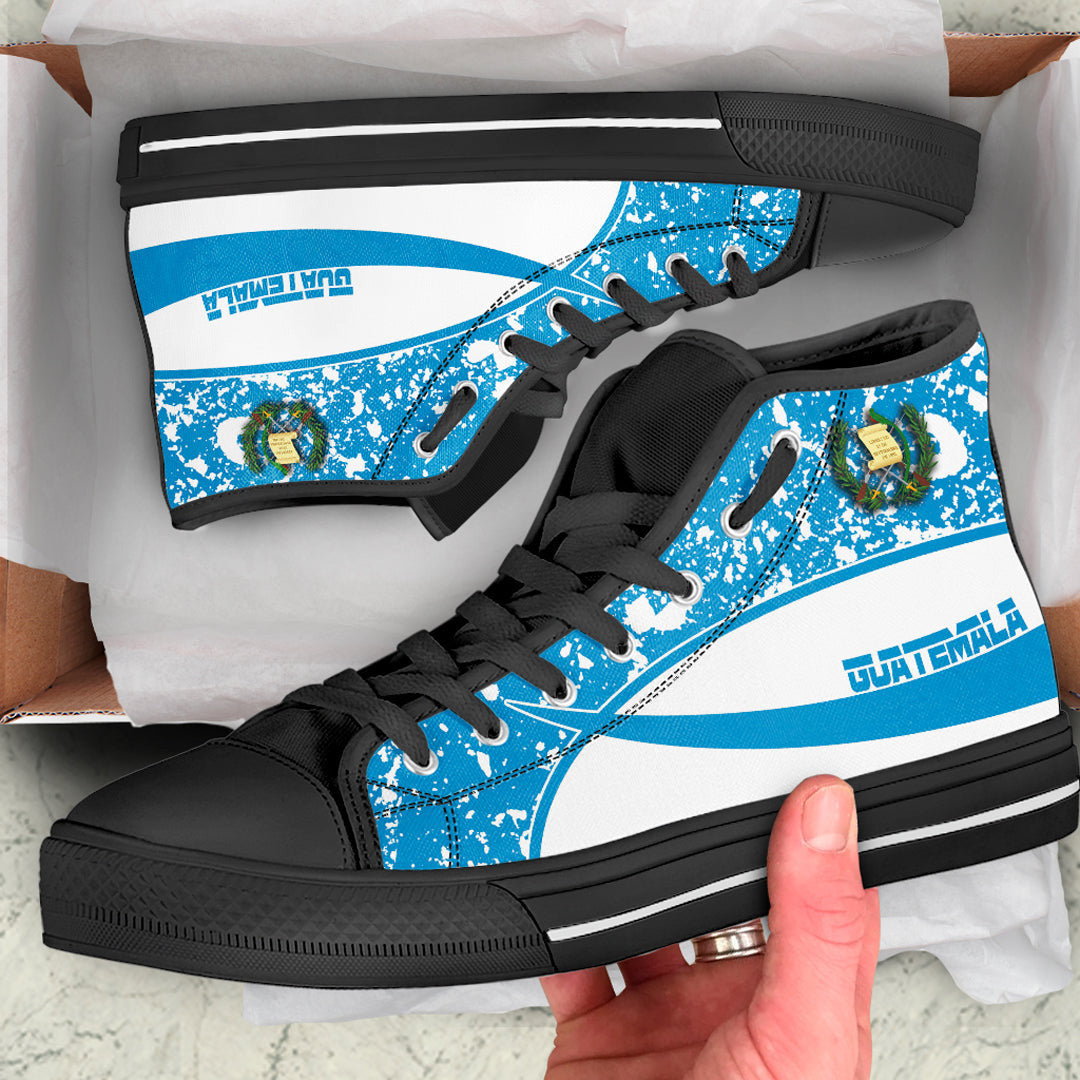 Clothing Guatemala Special Flag High Top Shoes