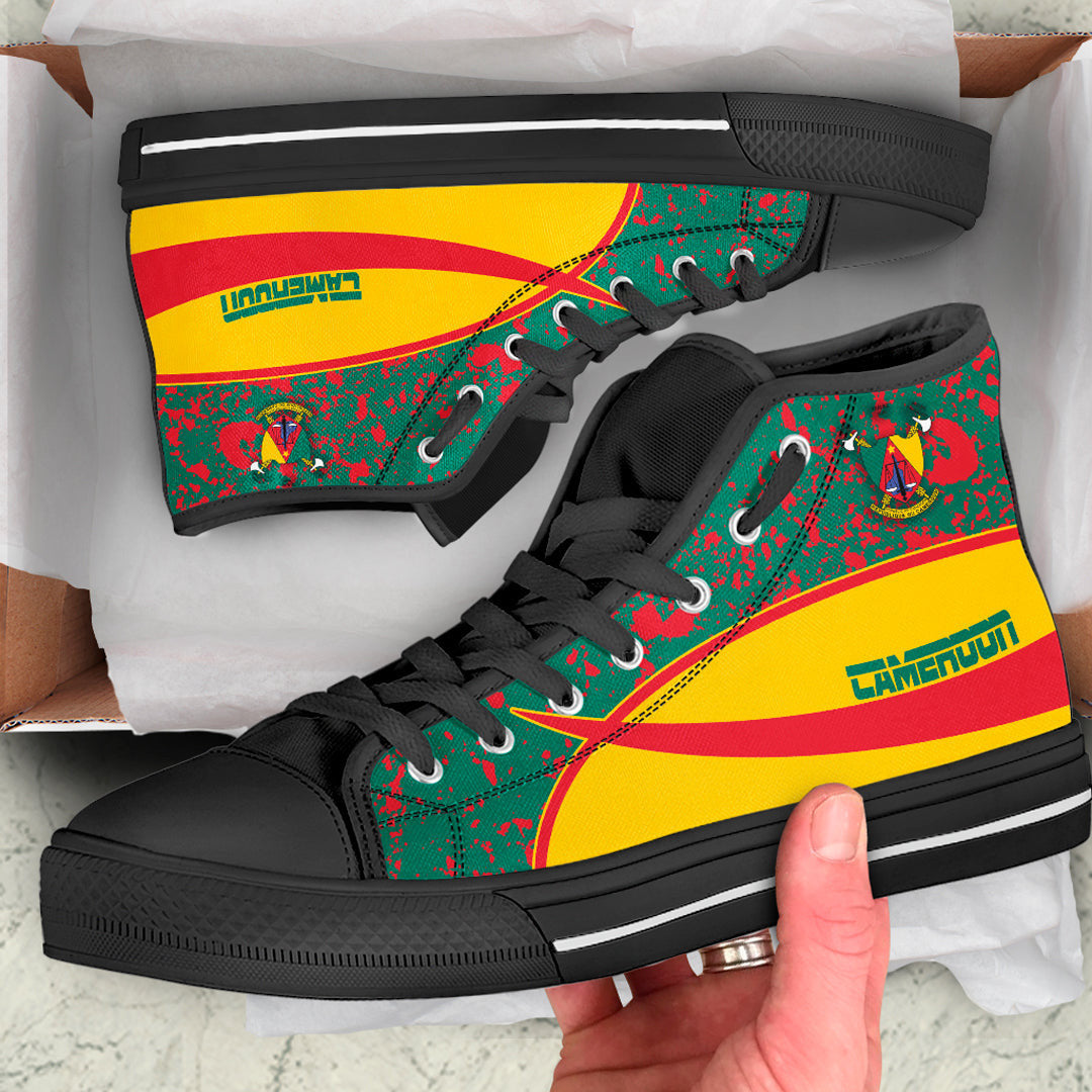 Clothing Cameroon Special Flag High Top Shoes
