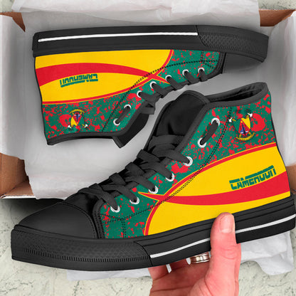 Clothing Cameroon Special Flag High Top Shoes