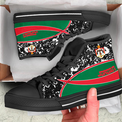 Clothing Jordan Special Flag High Top Shoes