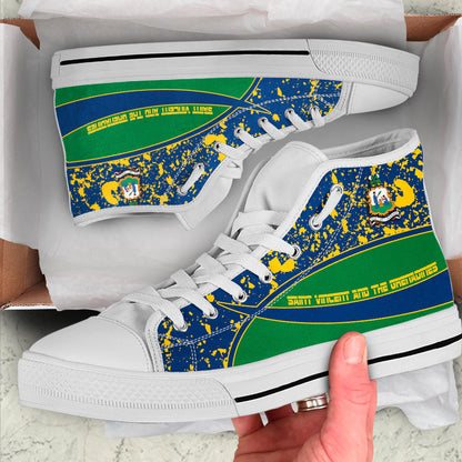 Clothing Saint Vincent And The Grenadines Special Flag High Top Shoes