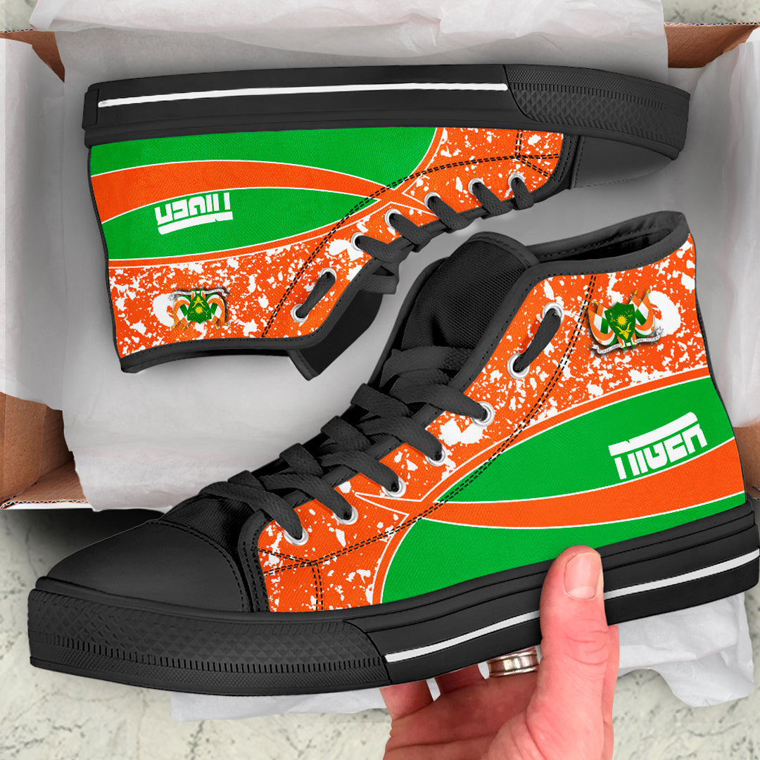 Clothing Niger Special Flag High Top Shoes