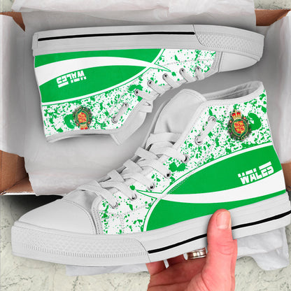 Clothing Wales Special Flag High Top Shoes