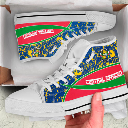 Clothing Central African Special Flag High Top Shoes
