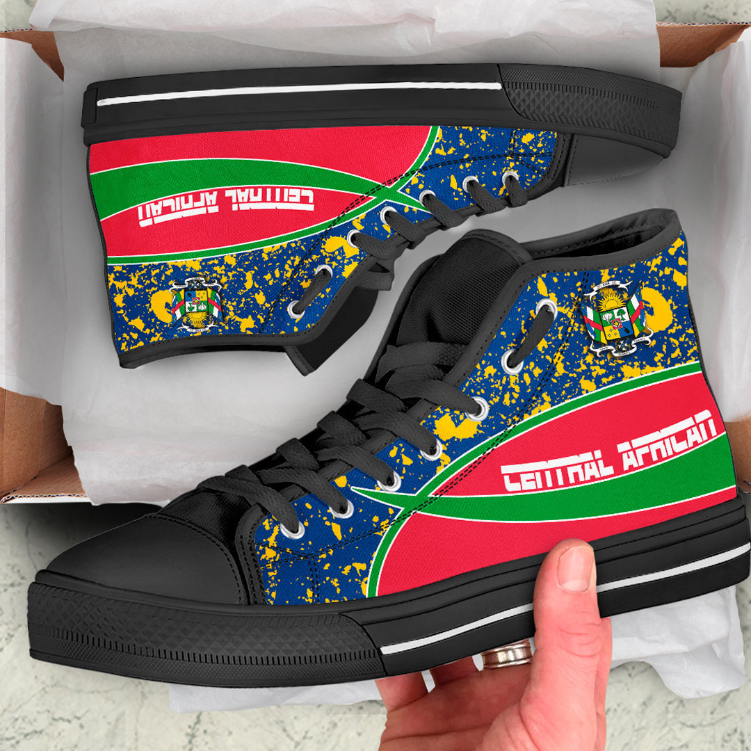 Clothing Central African Special Flag High Top Shoes