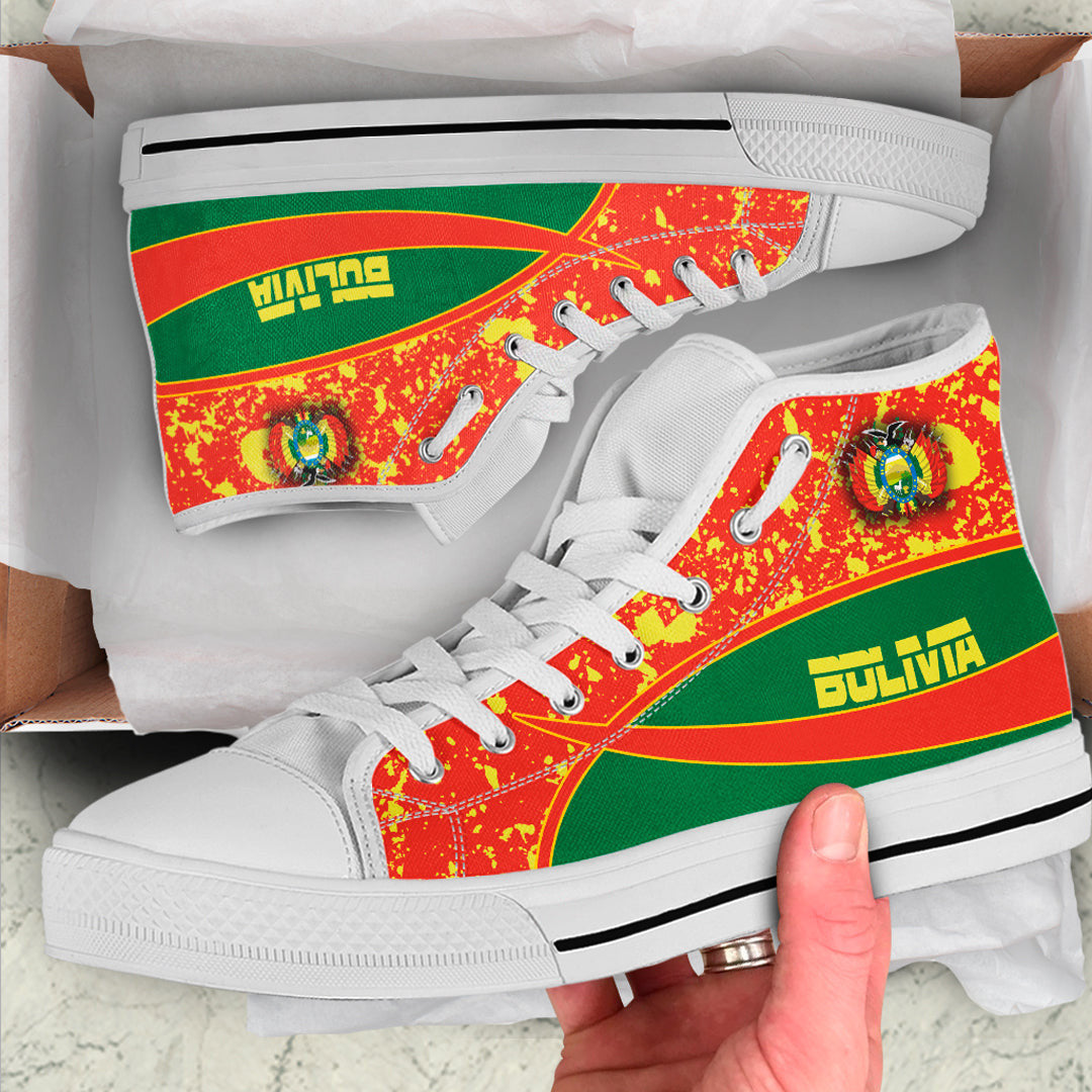 Clothing Bolivia Special Flag High Top Shoes