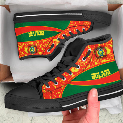 Clothing Bolivia Special Flag High Top Shoes