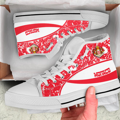 Clothing Monaco Special Flag High Top Shoes