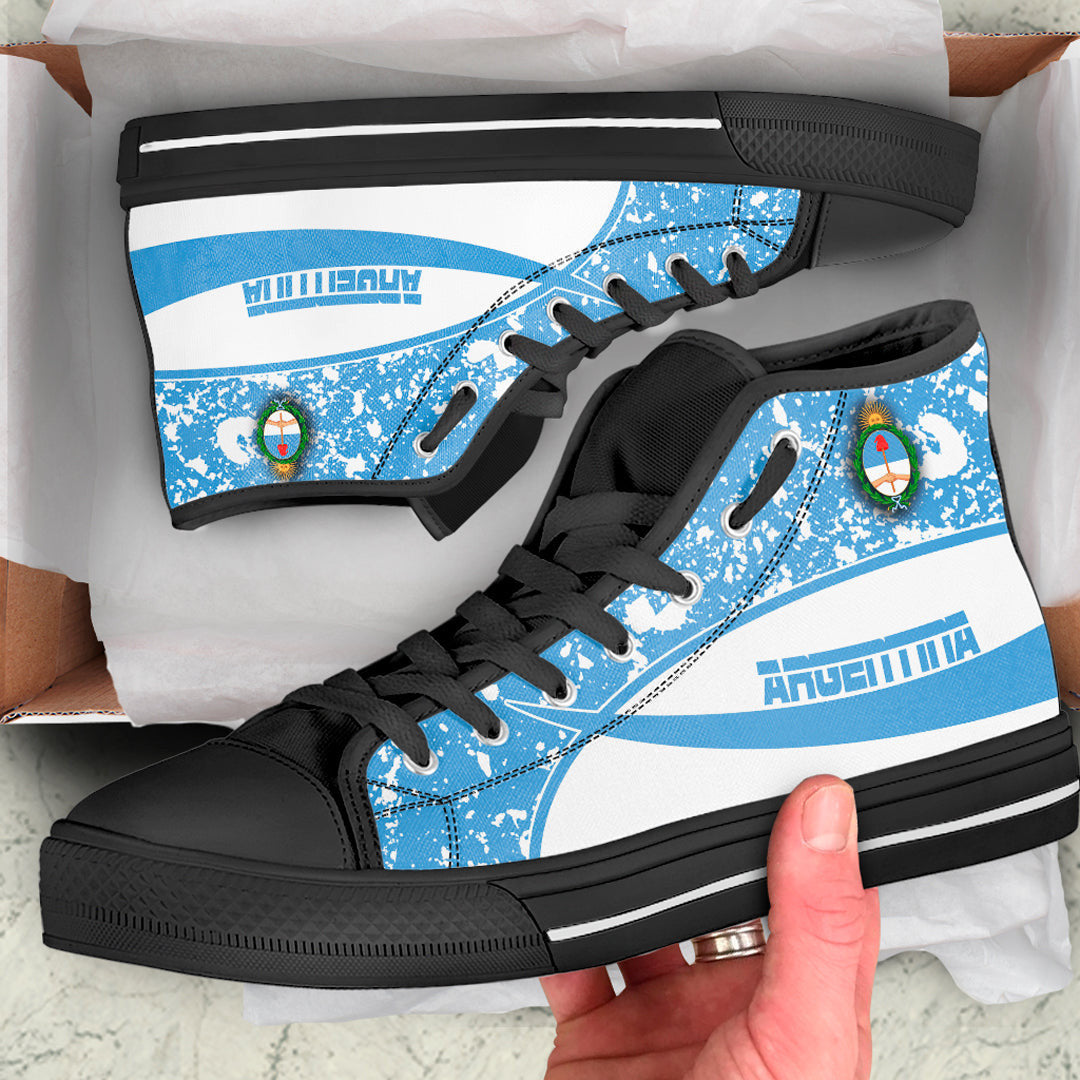Clothing Argentina Special Flag High Top Shoes